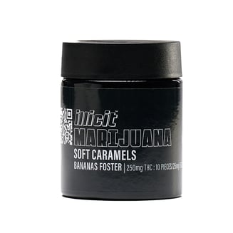 Bananas Foster Caramels [10pk] (250mg) by Illicit