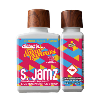 100mg - S. Jamz - Rosin Drops by Dialed In Gummies