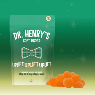 Uplift - Pineapple/Mango [20pk] (200mg THC/20mg CBD) by Dr. Henry's