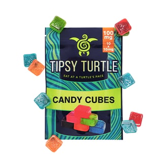 Candy Cubes (100mg) by Tipsy Turtle