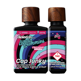 100mg - Cap Junky - Rosin Gummies (10pk) by Dialed In Gummies