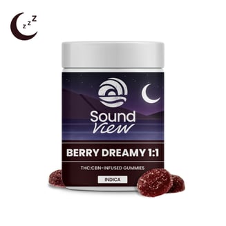 SoundView Berry Dreamy 1:1 CBN Gummies T98.2mg C98.4mg I 00270 by SoundView