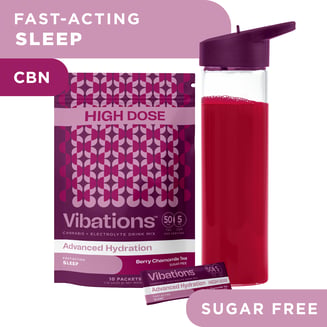 Berry Chamomile Tea [10pk] (500mg THC/50mg CBN) by Vibations