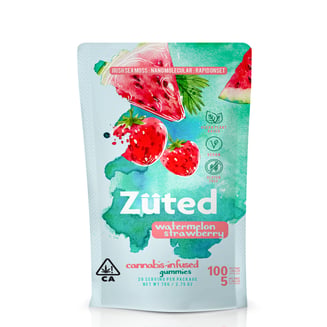Watermelon Strawberry Sativa Enhanced (100mg) by Zuted