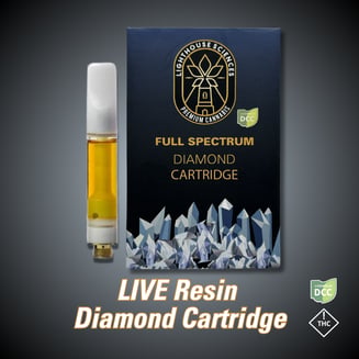 GMO x OG Kush (LIVE Resin) | Diamond Cartridge | [1g] by Lighthouse Sciences