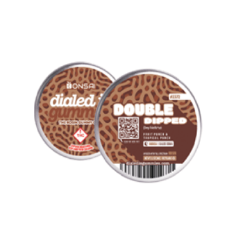 100mg - Double Dipped #2372 - Rosin Gummies (10pk) by Dialed In Gummies