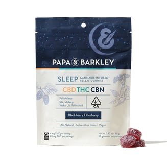 Blackberry Elderberry Sleep Gummies [20pk] by Papa & Barkley