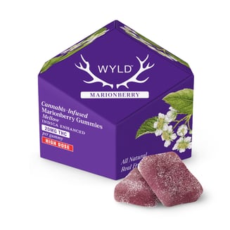 *HIGH DOSE* Marionberry Indica Enhanced Gummies | 200mg by WYLD