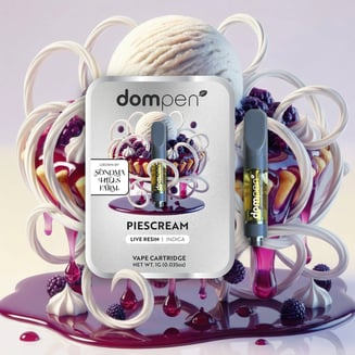 dompen: Piescream Live Resin Cartridge (1g)