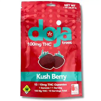 Kush Berry [10pk] (100mg) by Doja Trees