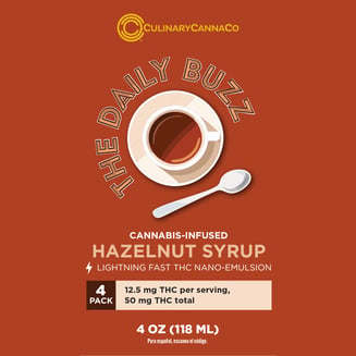 Hazelnut [4pk] (50mg) by Culinary Canna Co.