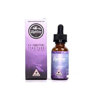 1:1 Tincture (100mg CBD/100mg THC) by Highbrow