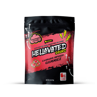 Strawberry Pucker [10pk] (100mg) by Hellavated