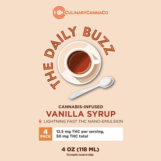 Vanilla [4pk] (50mg) by Culinary Canna Co.