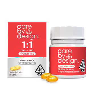 CARE BY DESIGN — 1:1 Soft Gels, 30 pack