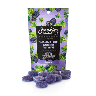 Blackberry - Indica [10pk] (110mg) by Smokiez