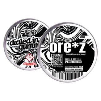 100mg - Ore*z #2019 - Rosin Gummies (10pk) by Dialed In Gummies