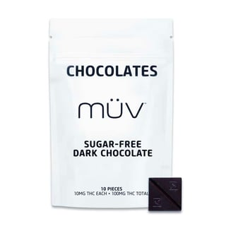 Dark Chocolate - Sugar Free [10pk] (100mg) by MÜV