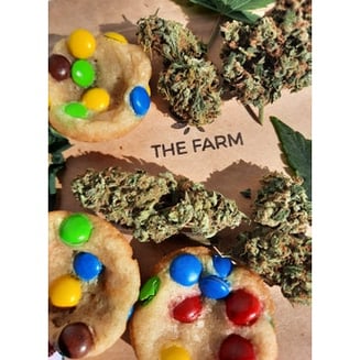 Rainbow Chip Cookies [5pk] (50mg) by The Farm