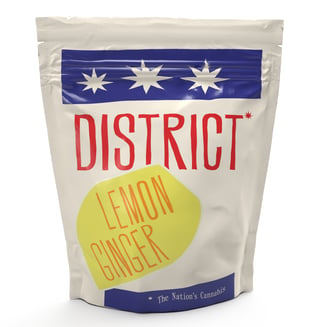 Lemon Ginger [10pk] (200mg THC) by District Cannabis