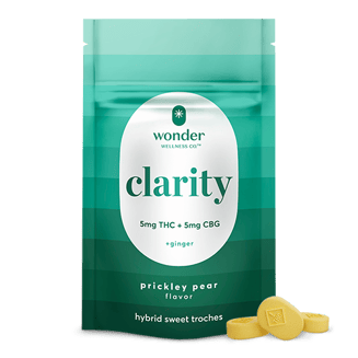 *Wonder | Clarity 1:1 Prickly Pear Sweet Troches [20pk] (100mg CBG/100mg THC) by * Wonder Wellness Co.™