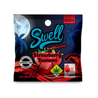 Strawberry Tsunami - Indica [1pk] (10mg) by Swell