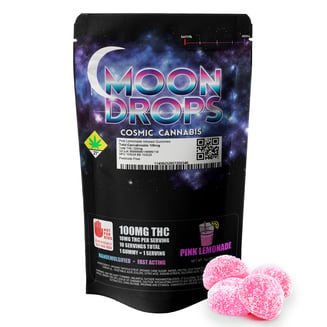 100mg Hash Rosin Pink Lemonade Gummies [10pk] by Soulshine