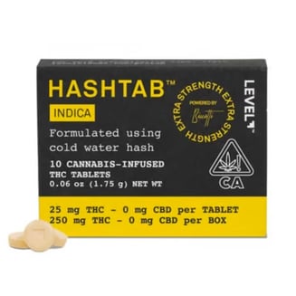 HASHTAB Indica (27.32mg) by LEVEL