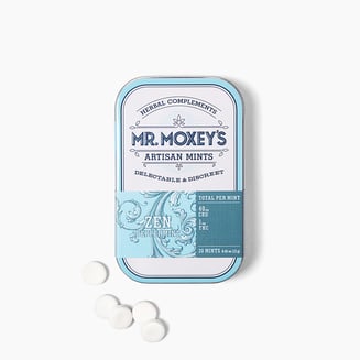 Zen 40:1 CBD Peppermint Mints (800mg CBD/20mg THC) by Mr. Moxey's