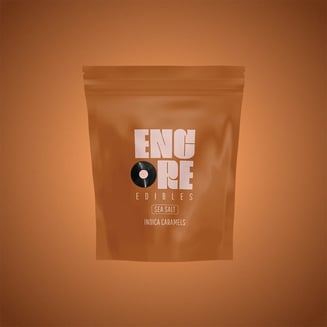Sea Salt Caramels - Indica [10pk] (100mg) by Encore Edibles
