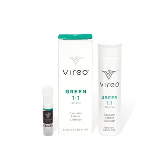 Green Distillate Vaporizer Cartridge [1000mg] by Vireo