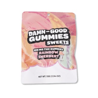 Rainbow Sherbert [10pk] (100mg) by Damn-Good