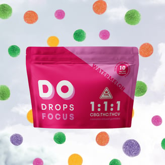 Focus 1:1:1 CBG/THC/THCV Watermelon [10pk] (100mg THC/100mg CBG/100mg THCV) by Do Drops