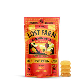 Chili Mango x Ghost Lime Pop [10pk] (100mg) by Lost Farm