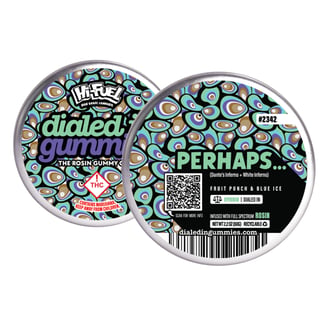 100mg - Perhaps... #2342 - Rosin Gummies (10pk) by Dialed In Gummies