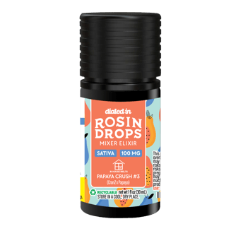 100mg - Papaya Crush 3 #536 - Rosin Drops by Dialed In Gummies