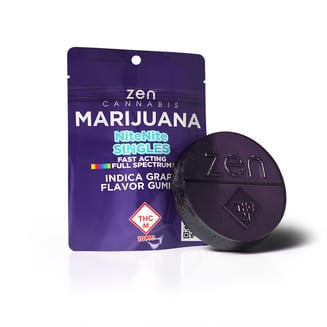 Grape NiteNite [1pk] (40mg CBD/10mg THC) by Zen Cannabis