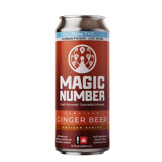 Ginger Beer Natural Soda (10mg Live Resin) by Magic Number