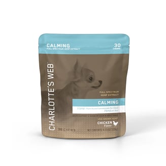 Calming Dog Chews - Chicken [30pk] (75mg CBD) by Charlotte's Web