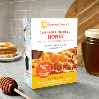 Infused Honey [4pk] (50mg) by Culinary Canna Co.