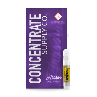 Afghani, ARTISAN Vape Cartridge [Indica - 1g] by Concentrate Supply Co. (CSC)
