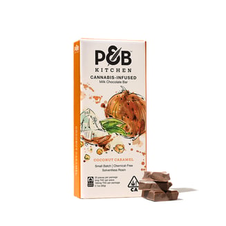Coconut Caramel Milk Chocolate [20pk] (100mg) by P&B Kitchen