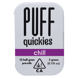 Chill - Indica  pre-rolls 10 Pack [5g] by PUFF