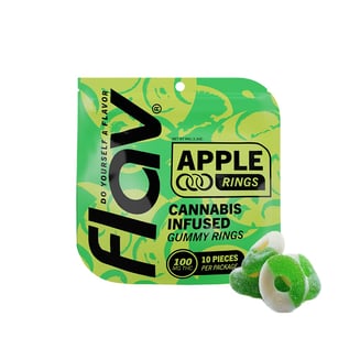 Apple Ring (10 piece 100mg bag) by Flav