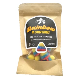 Rainbow Mountain Gummies [20pk] (480mg CBD) by Meadow Mountain