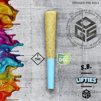 1g | S.B. | Rosin Infused + Kief Rolled Pre-Roll by Lifties