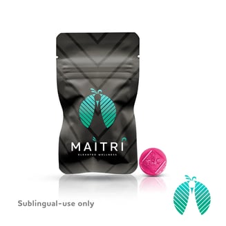 Wedding C x Watermelon 10mg Live Resin Troches | 10 pack by Maitri Genetics