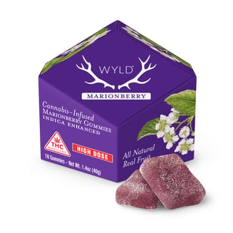 *HIGH DOSE* Marionberry Indica Enhanced Gummies | 400mg | MD Only by WYLD