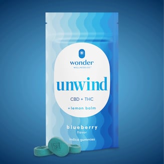 *Wonder | Unwind 2:1 Blueberry Gummies [20pk] (220mg CBD/110mg THC) by * Wonder Wellness Co.™