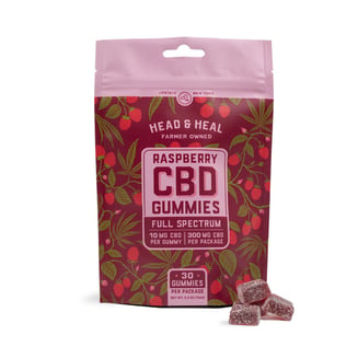 Raspberry [30pk] (300mg CBD) by Head & Heal